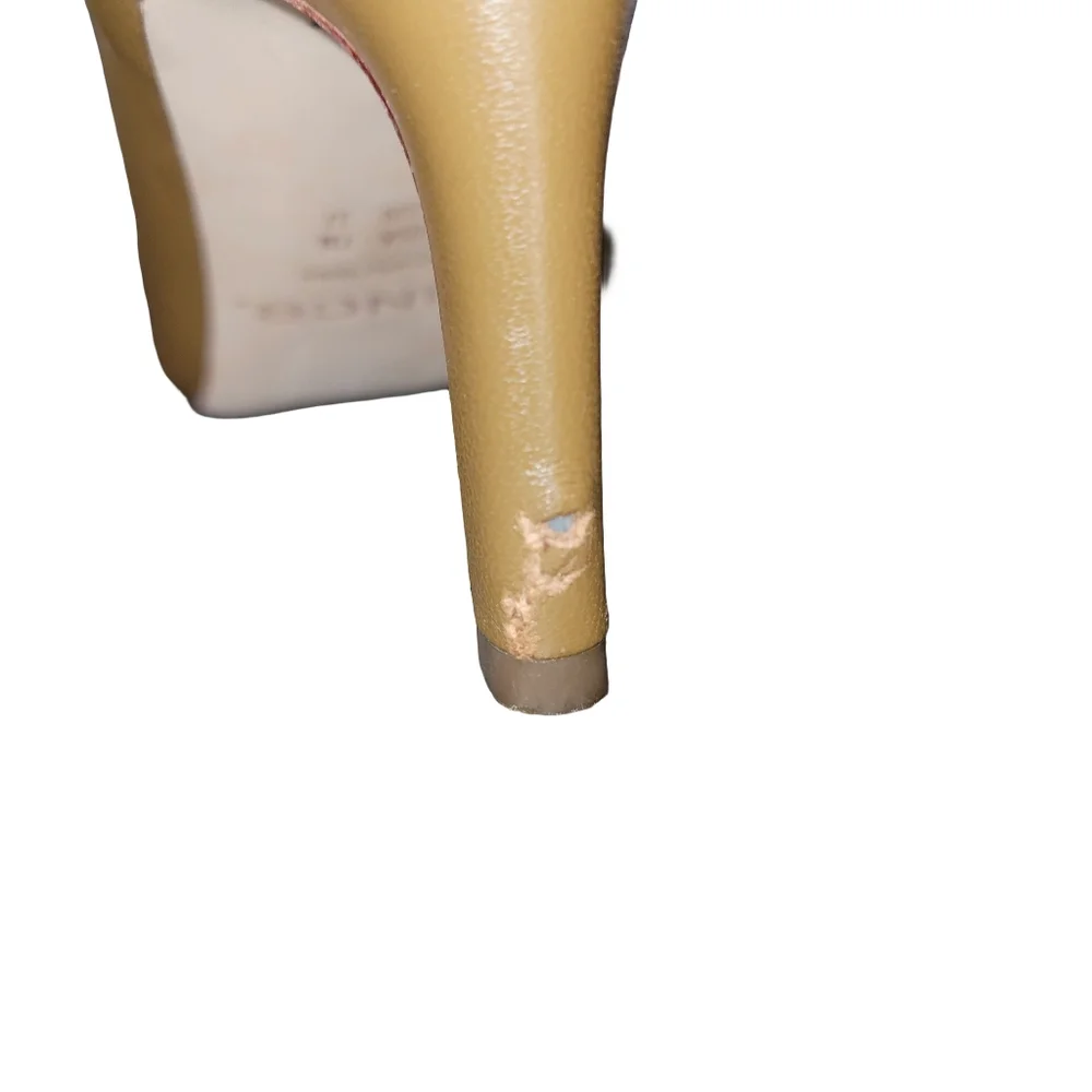 Vince Tiana Pointed Toe Leather Pumps Tan Fawn - The Perfect Neutral Size 7